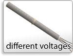 Diferencia de voltaje, Different voltages